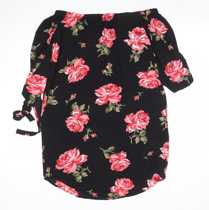 Womens UK Size 12 CAMIO ROSE Off the Shoulder Dress