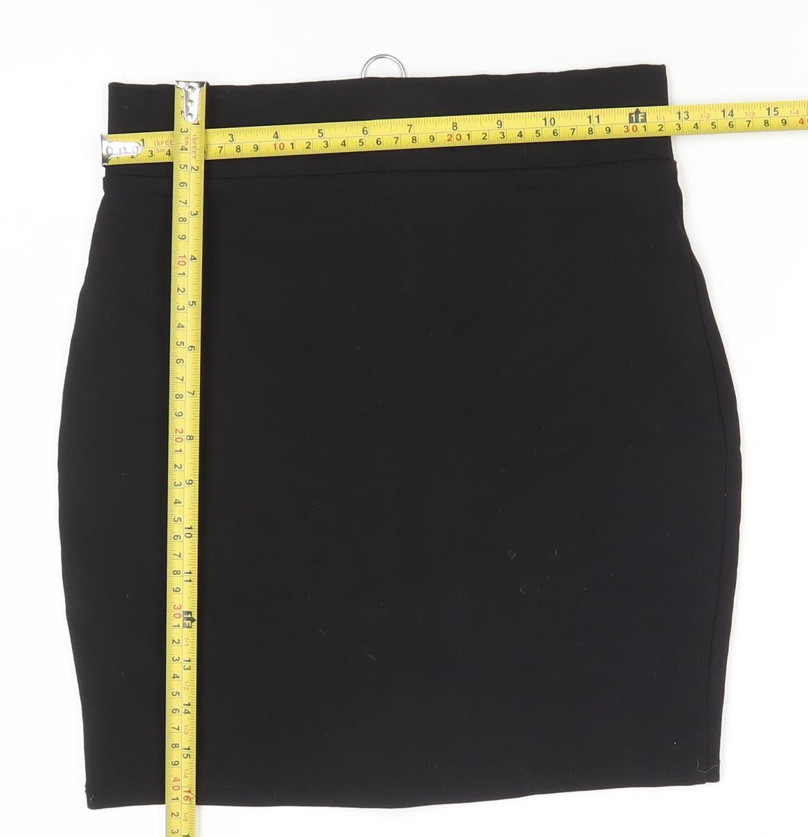 Womens UK Size S Bershka Straight & Pencil Jersey Skirt