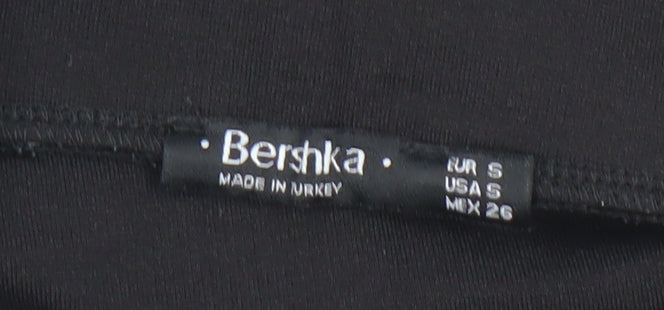 Womens UK Size S Bershka Straight & Pencil Jersey Skirt
