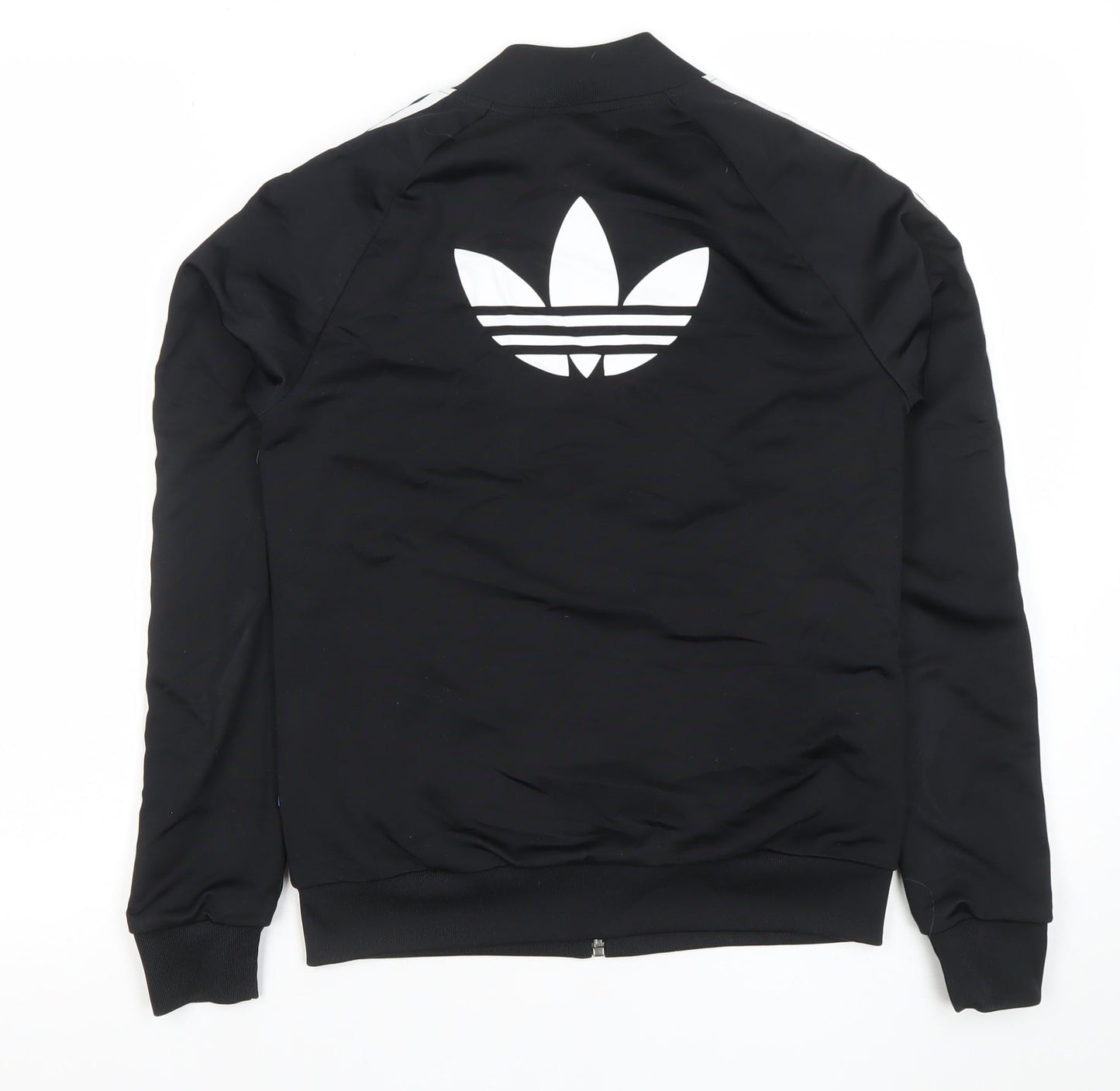 Womens UK Size XS adidas Black Full Zip Hoodie