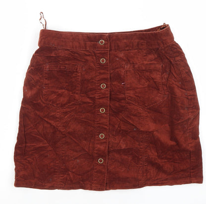 Womens UK Size 10 EDC Straight & Pencil Corduroy Skirt