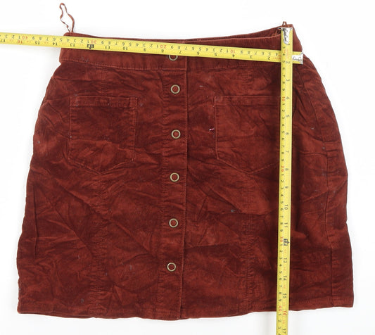 Womens UK Size 10 EDC Straight & Pencil Corduroy Skirt
