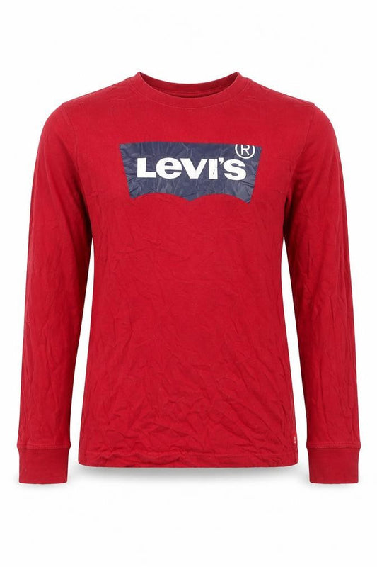 Boys UK Size 16 Years Levi's Red Basic T-Shirt