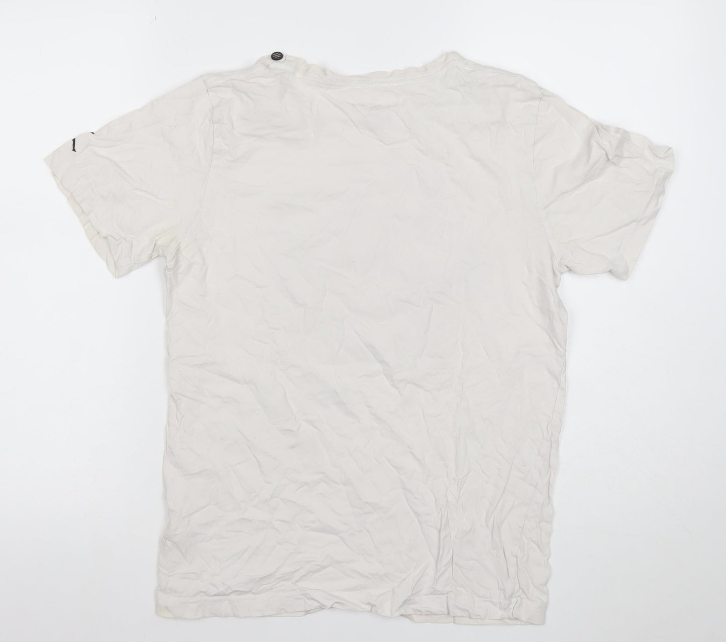 Nike Air Jordan Boys White Graphic Cotton T-Shirt 13-14 Years