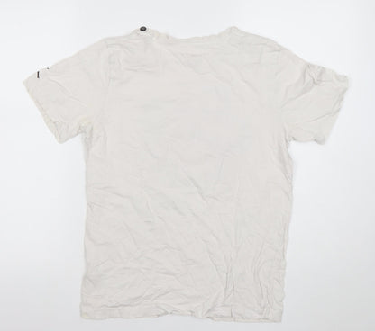 Nike Air Jordan Boys White Graphic Cotton T-Shirt 13-14 Years
