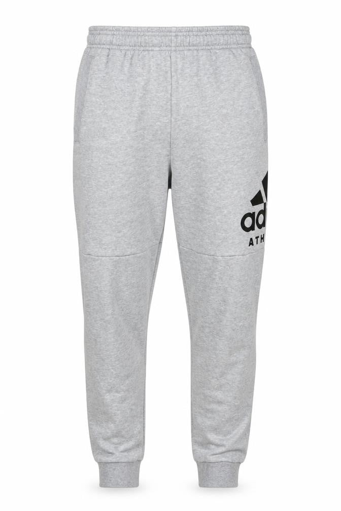 adidas Men’s Grey Jogger Sweatpants S Regular Fit Cotton Blend