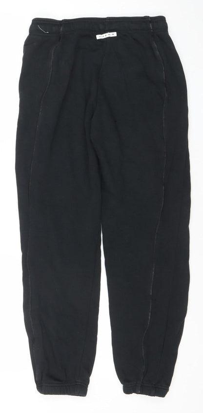 Nike Girls Black Small Jogger Sweatpants with Drawstring Waist