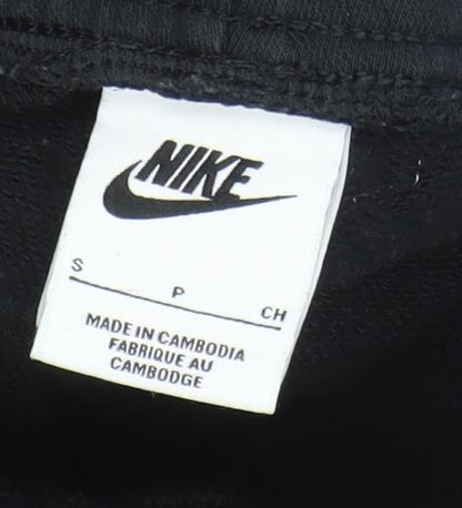 Nike Girls Black Small Jogger Sweatpants with Drawstring Waist