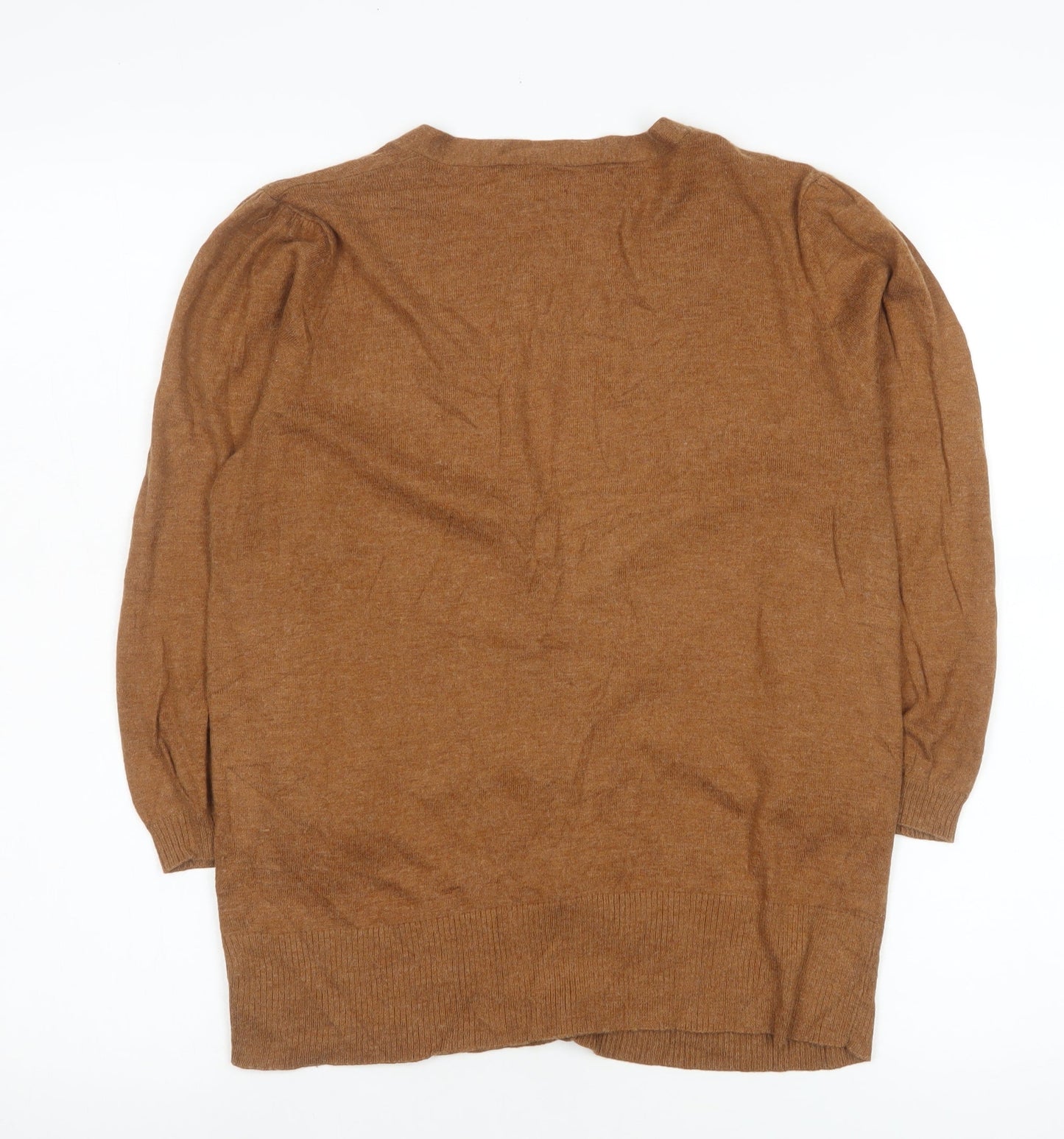 Womens UK Size M French Connection Brown Cardigan Jumper