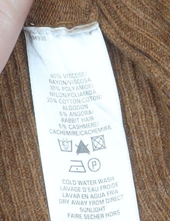 Womens UK Size M French Connection Brown Cardigan Jumper