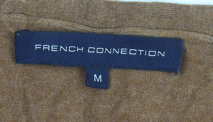 Womens UK Size M French Connection Brown Cardigan Jumper