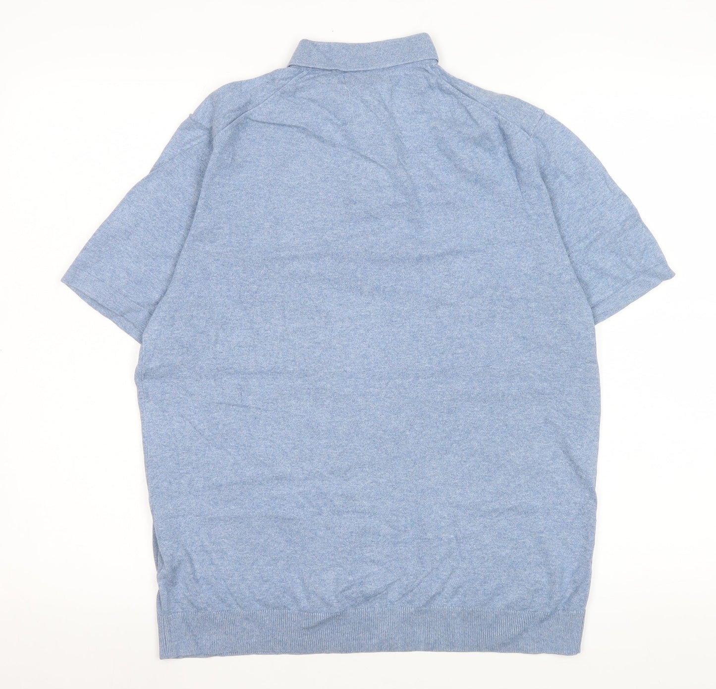 Mens UK Size M Marks and Spencer Blue  T-Shirt