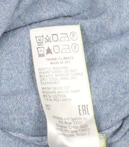 Mens UK Size M Marks and Spencer Blue  T-Shirt