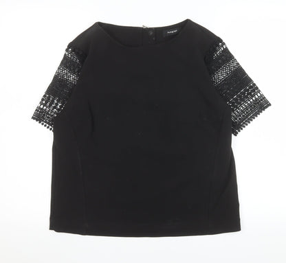 Womens UK Size 10 Marks and Spencer Black Basic Blouse