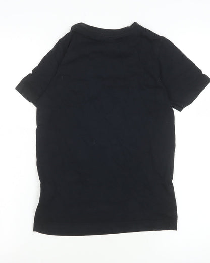 Teens UK Size S Nike Black Basic T-Shirt