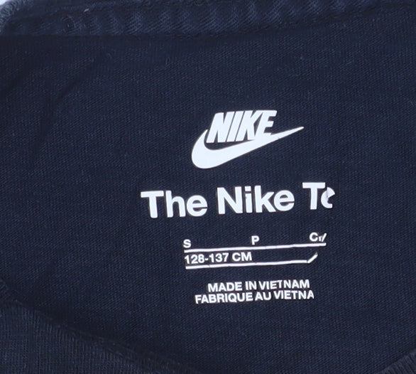 Teens UK Size S Nike Black Basic T-Shirt