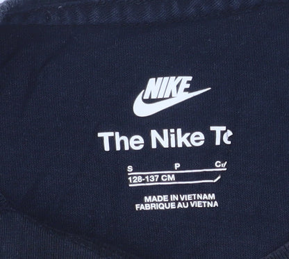 Teens UK Size S Nike Black Basic T-Shirt