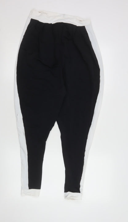 Womens UK Size 12 Razzle Dazzle Slim Fit Leggings Black Leggings