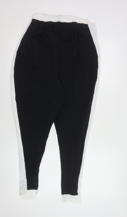 Womens UK Size 12 Razzle Dazzle Slim Fit Leggings Black Leggings