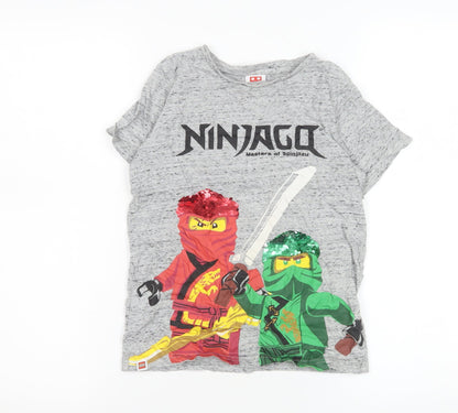 Boys UK Size 9 Years TU Grey Basic T-Shirt