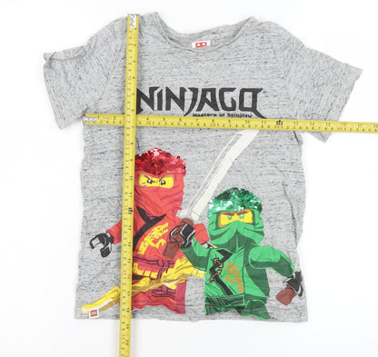 Boys UK Size 9 Years TU Grey Basic T-Shirt