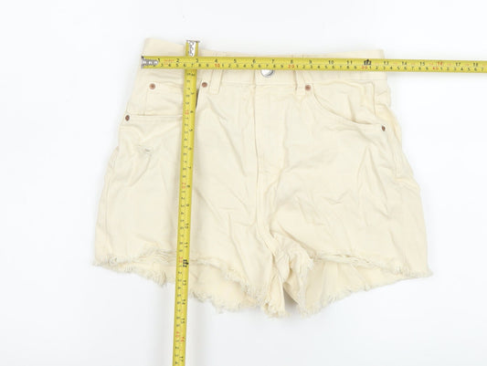 Womens UK Size 8 Primark Regular Fit Cut-Off Shorts
