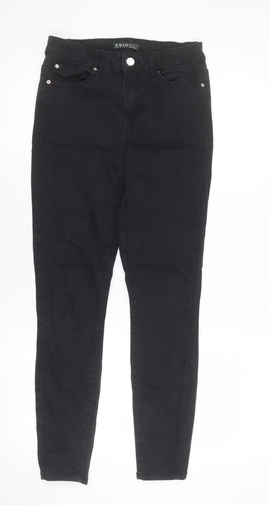 Womens UK Size 10 denim co. Slim Fit Skinny Black Jeans