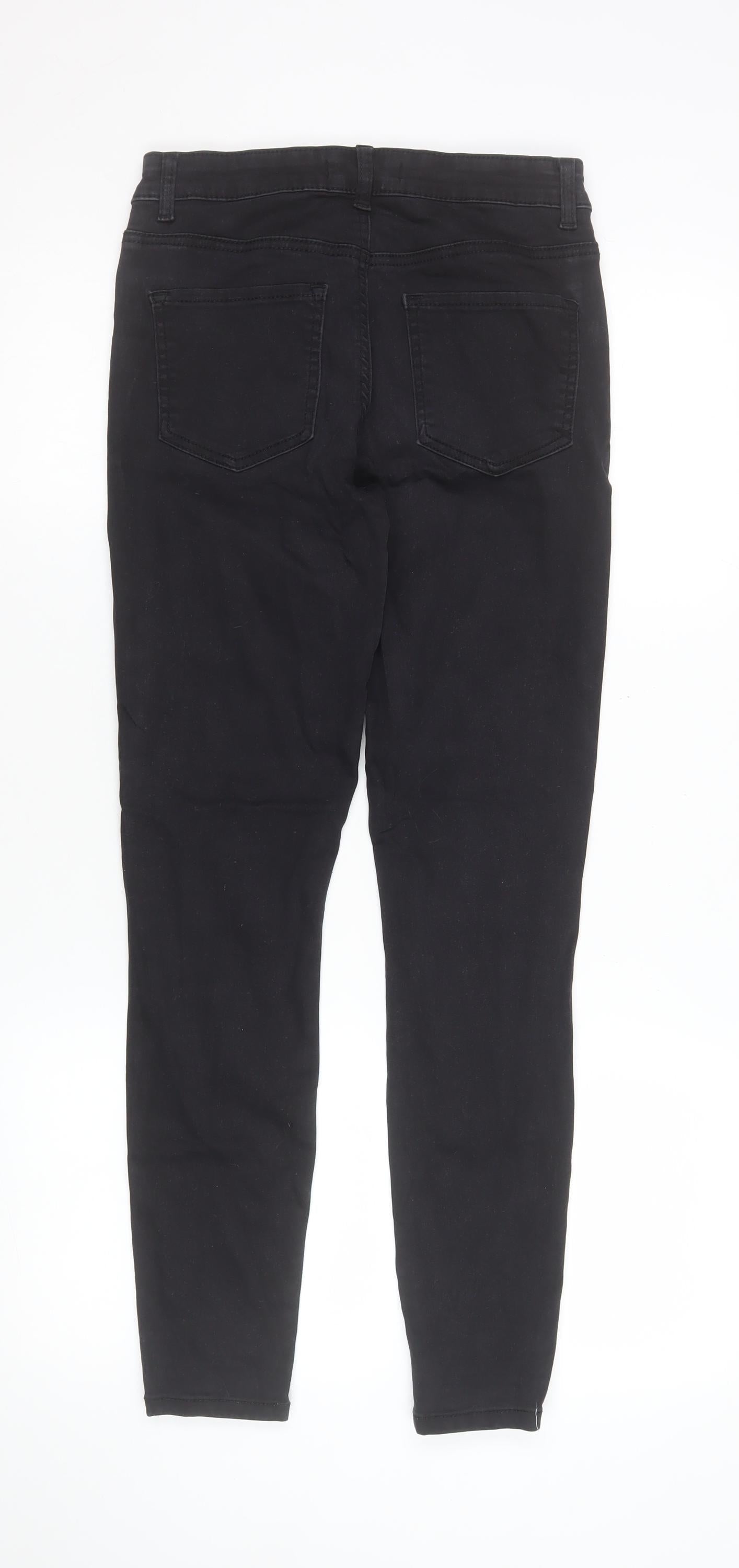 Womens UK Size 10 denim co. Slim Fit Skinny Black Jeans