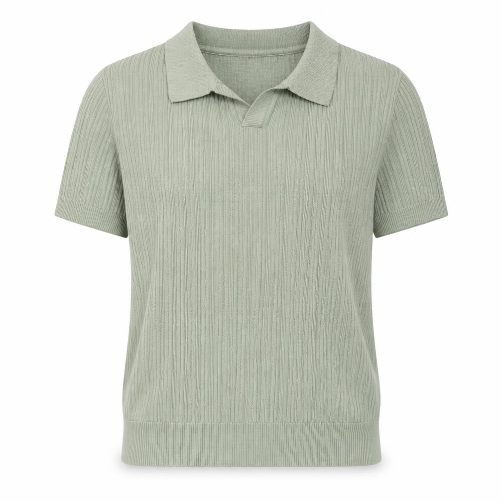 Womens UK Size 2-4 H&M Green Basic Polo