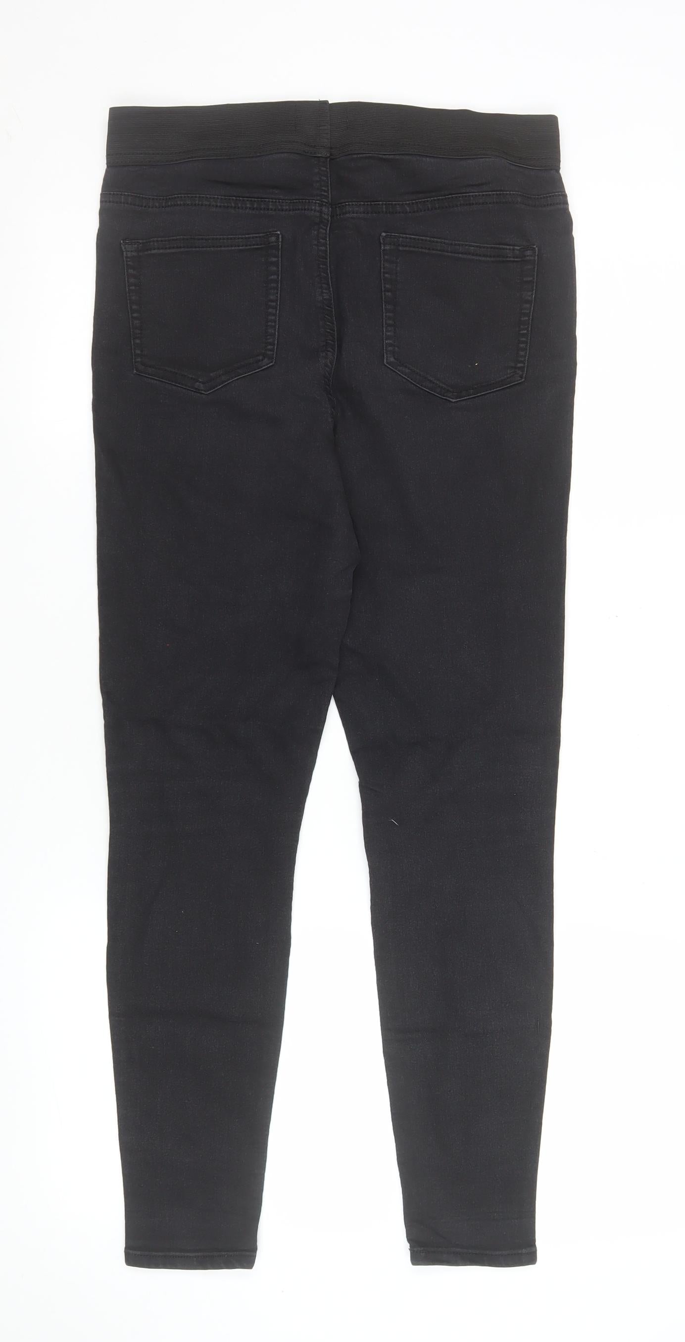 Womens UK Size 10 Papaya Slim Fit Jegging Black Jeans