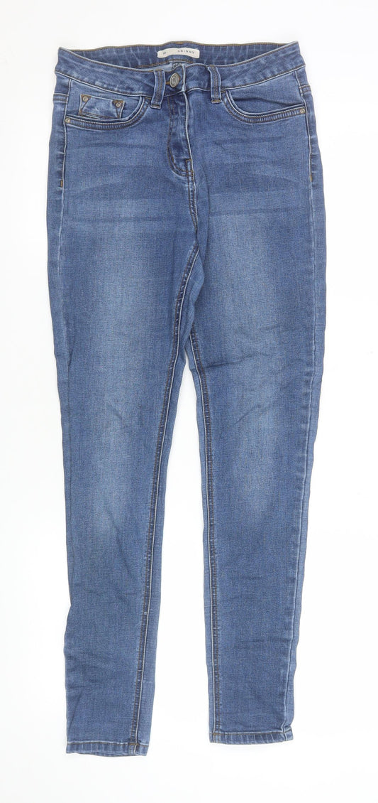 Nutmeg Women’s Blue Skinny Jeans Size 10 Slim Fit Denim