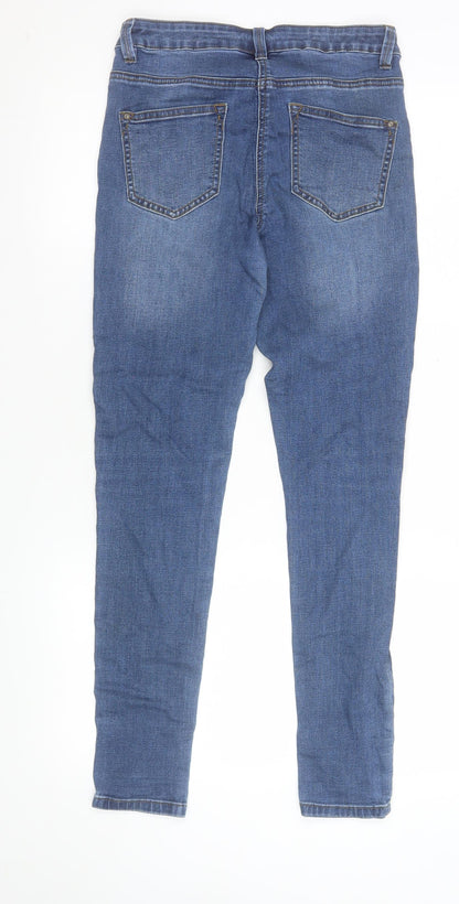 Nutmeg Women’s Blue Skinny Jeans Size 10 Slim Fit Denim
