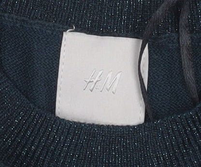 Womens UK Size XS H&M Black Pullover Jumper
