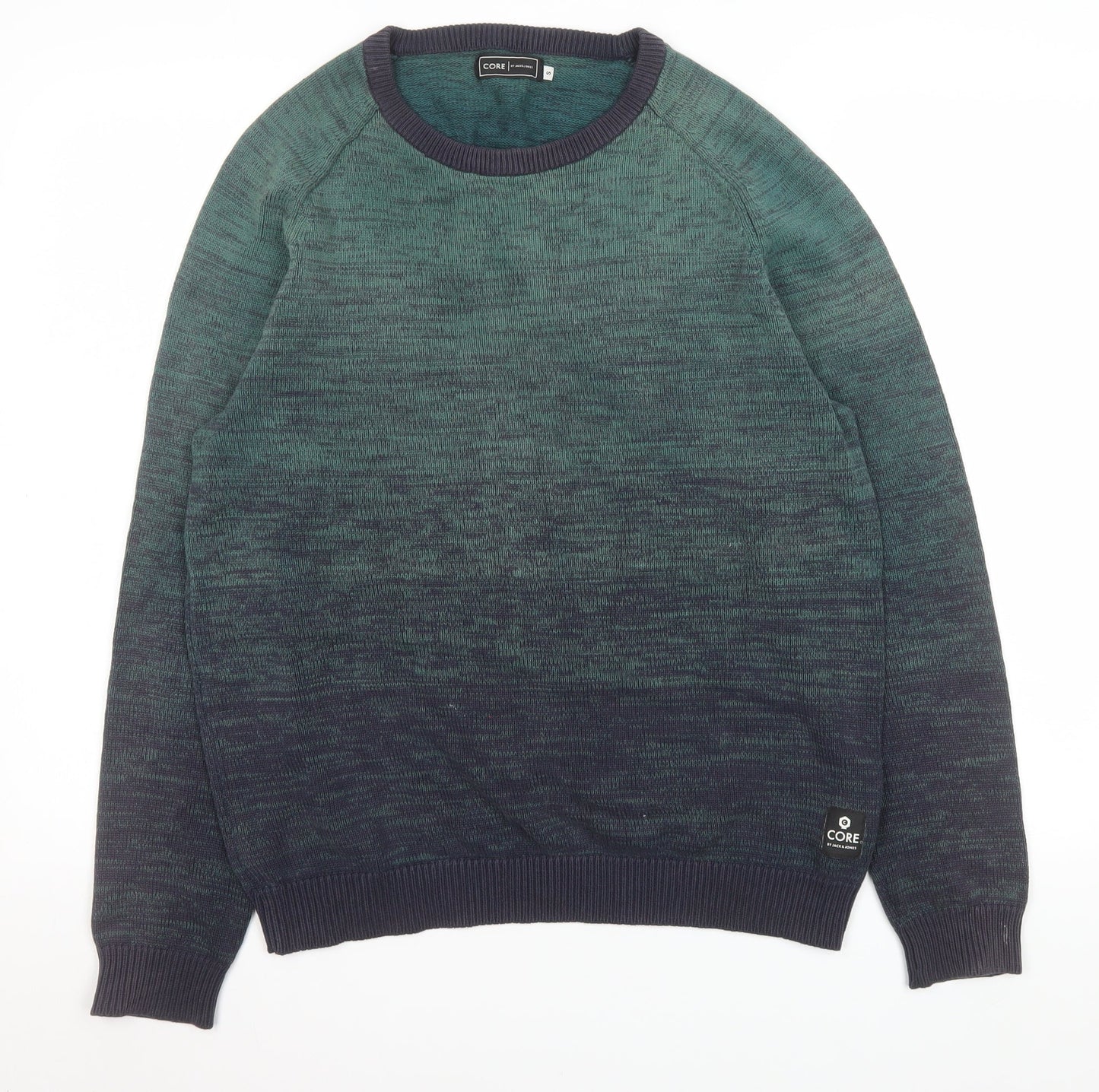 Mens UK Size S JACK & JONES Green Pullover Jumper