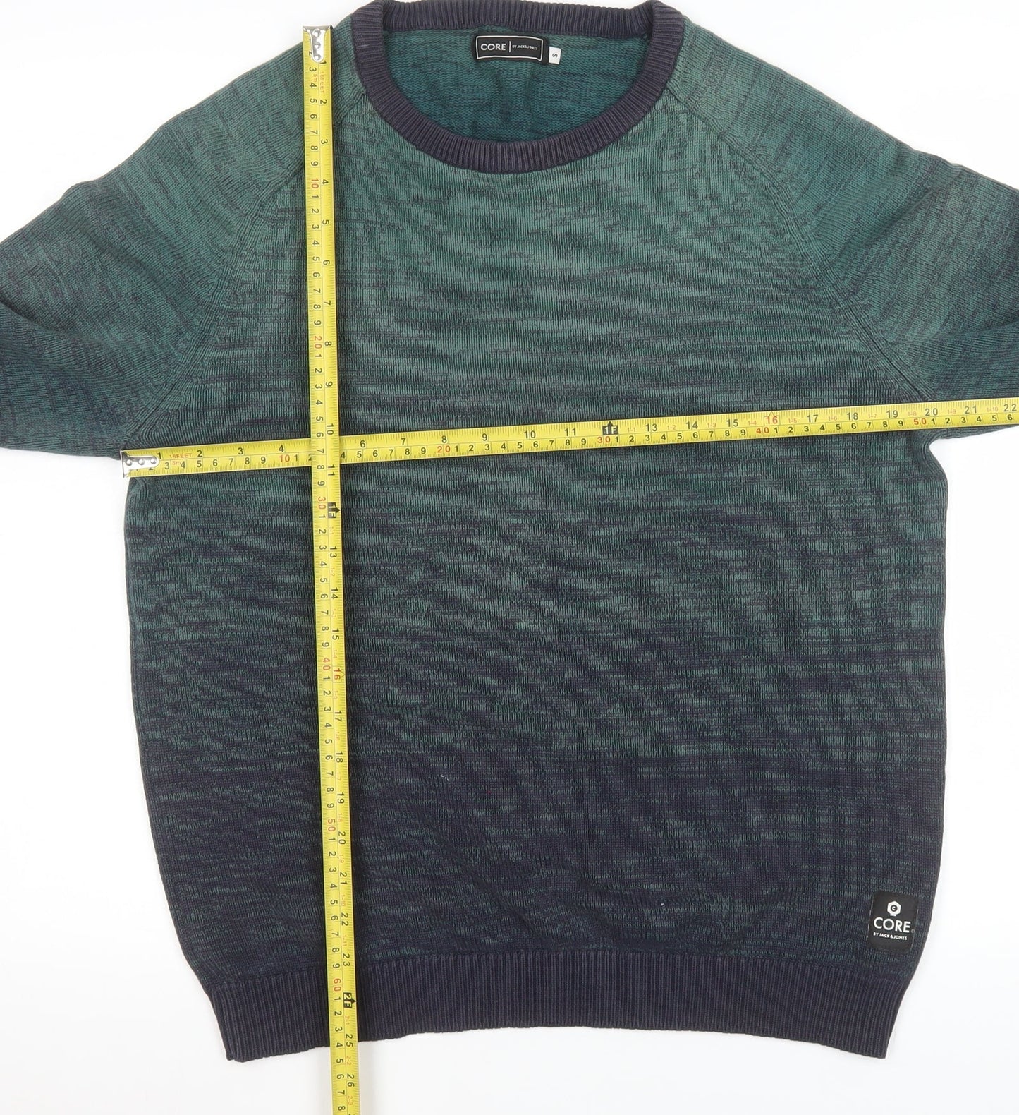 Mens UK Size S JACK & JONES Green Pullover Jumper