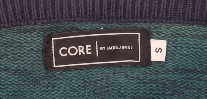 Mens UK Size S JACK & JONES Green Pullover Jumper