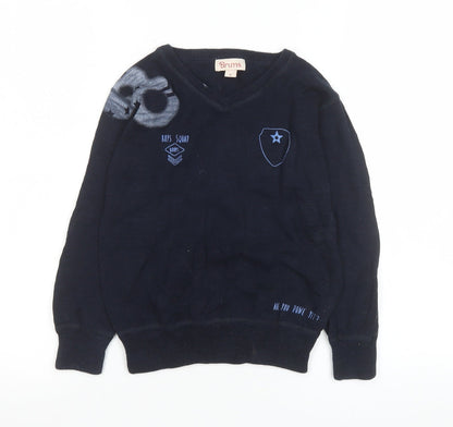 Boys UK Size 6 Years Brums Blue Pullover Jumper