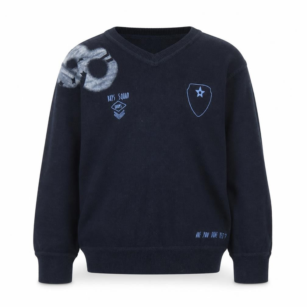 Boys UK Size 6 Years Brums Blue Pullover Jumper