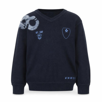 Boys UK Size 6 Years Brums Blue Pullover Jumper