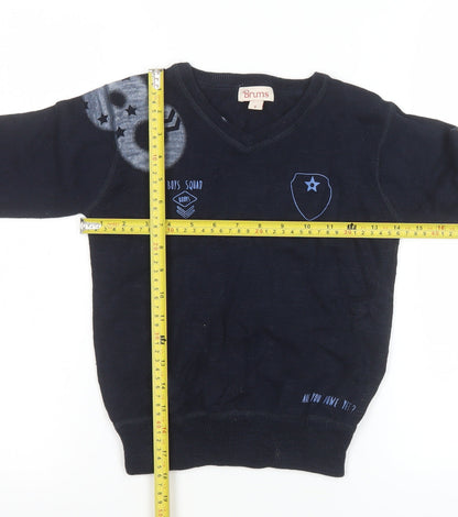 Boys UK Size 6 Years Brums Blue Pullover Jumper