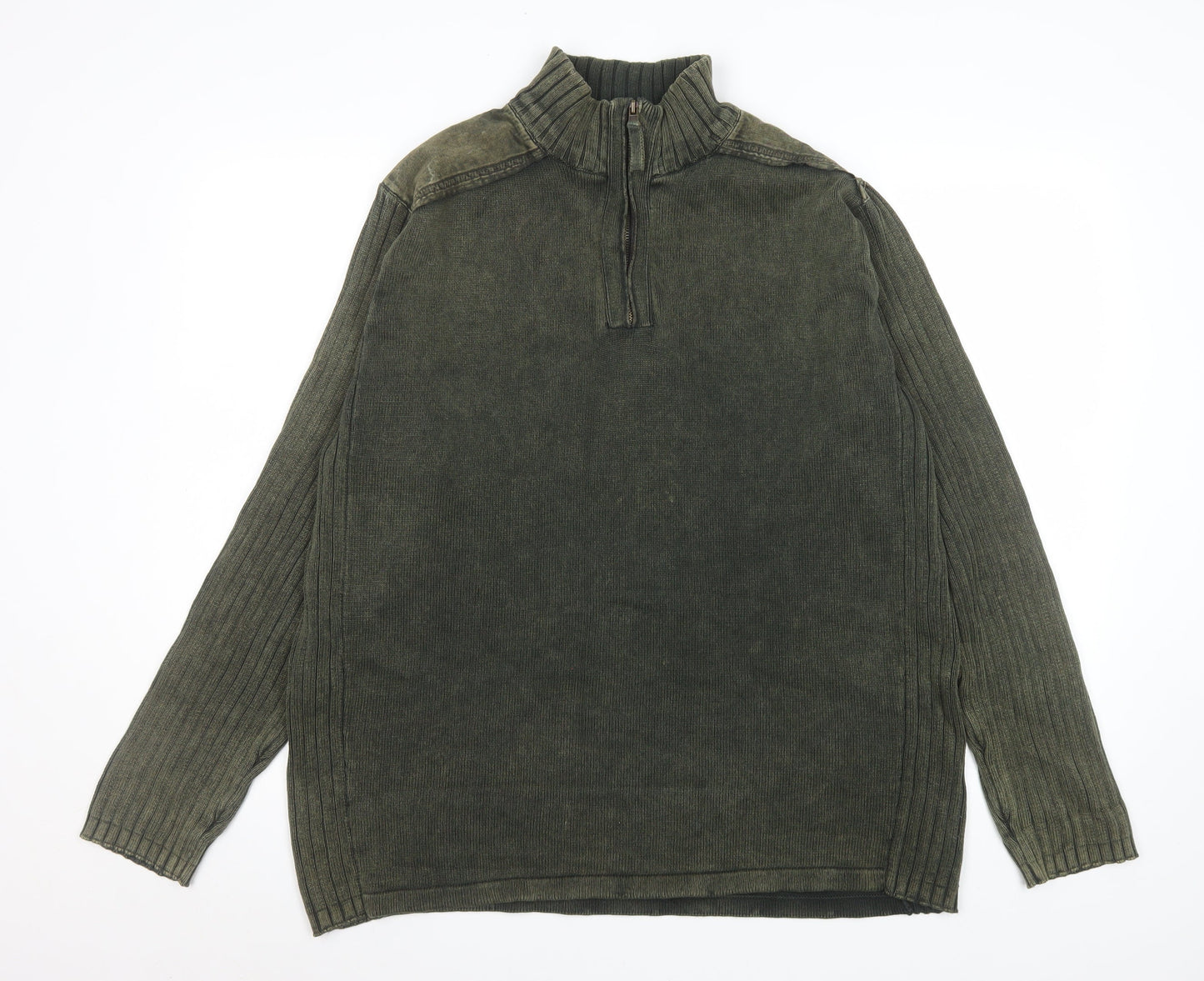 Mens UK Size XL Matalan Green Pullover Sweatshirt