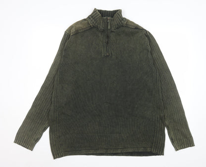 Mens UK Size XL Matalan Green Pullover Sweatshirt
