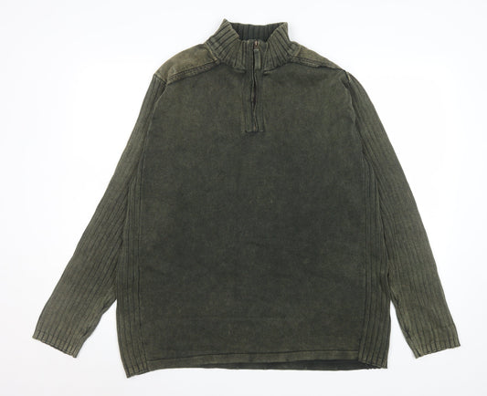 Mens UK Size XL Matalan Green Pullover Sweatshirt