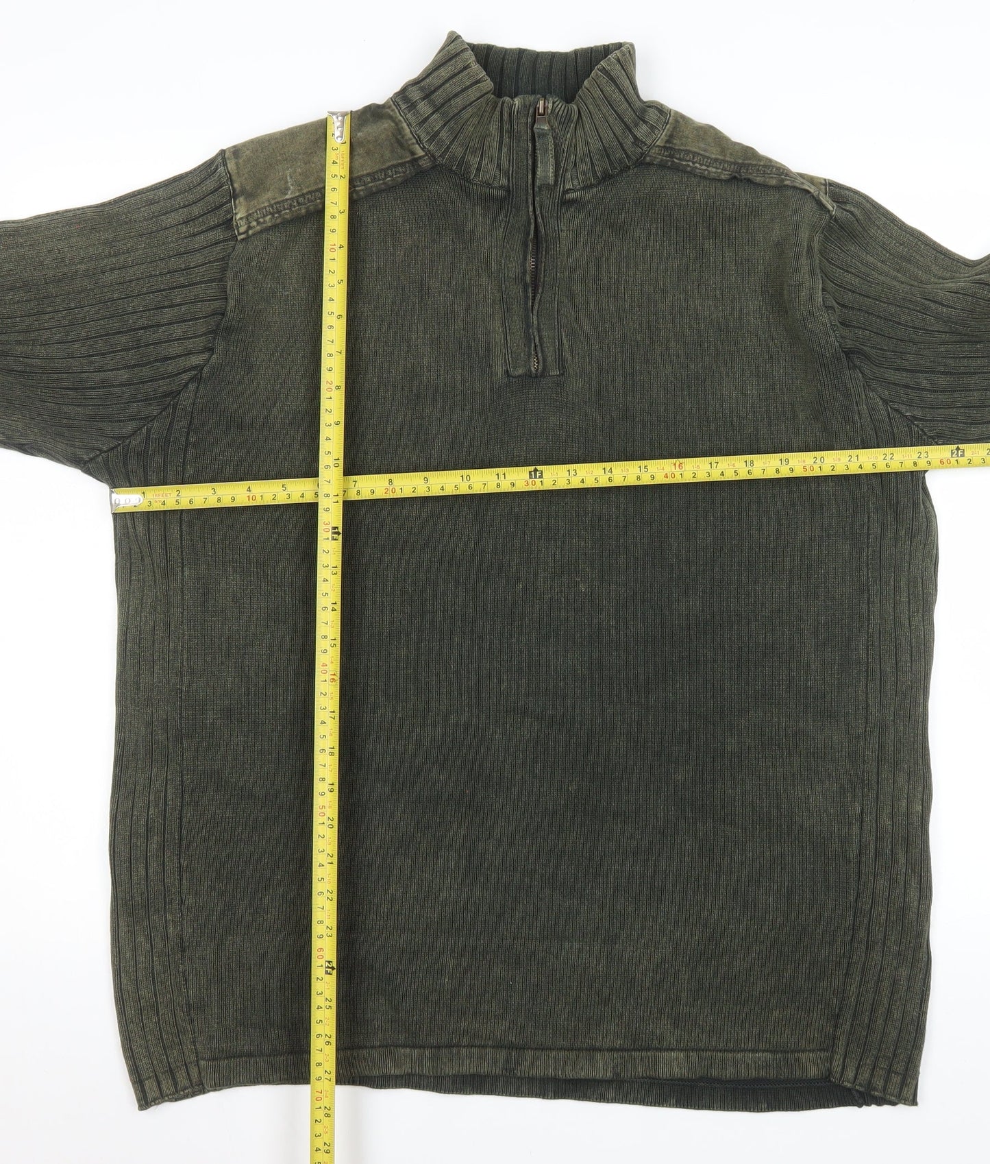 Mens UK Size XL Matalan Green Pullover Sweatshirt