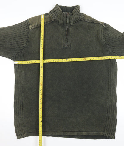 Mens UK Size XL Matalan Green Pullover Sweatshirt