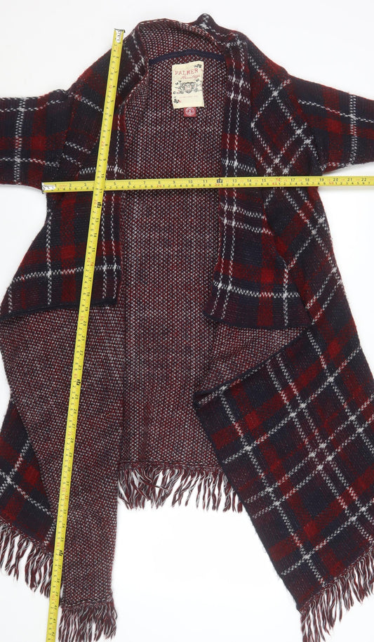 Womens UK Size S Falmer Heritage Red Wrap Jumper