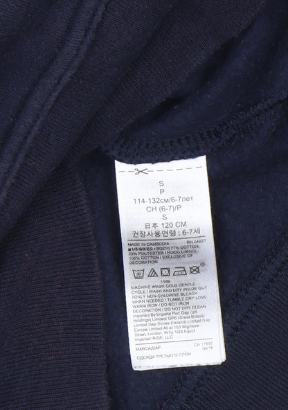 Boys UK Size 6-7 Years Gap Blue Pullover Hoodie