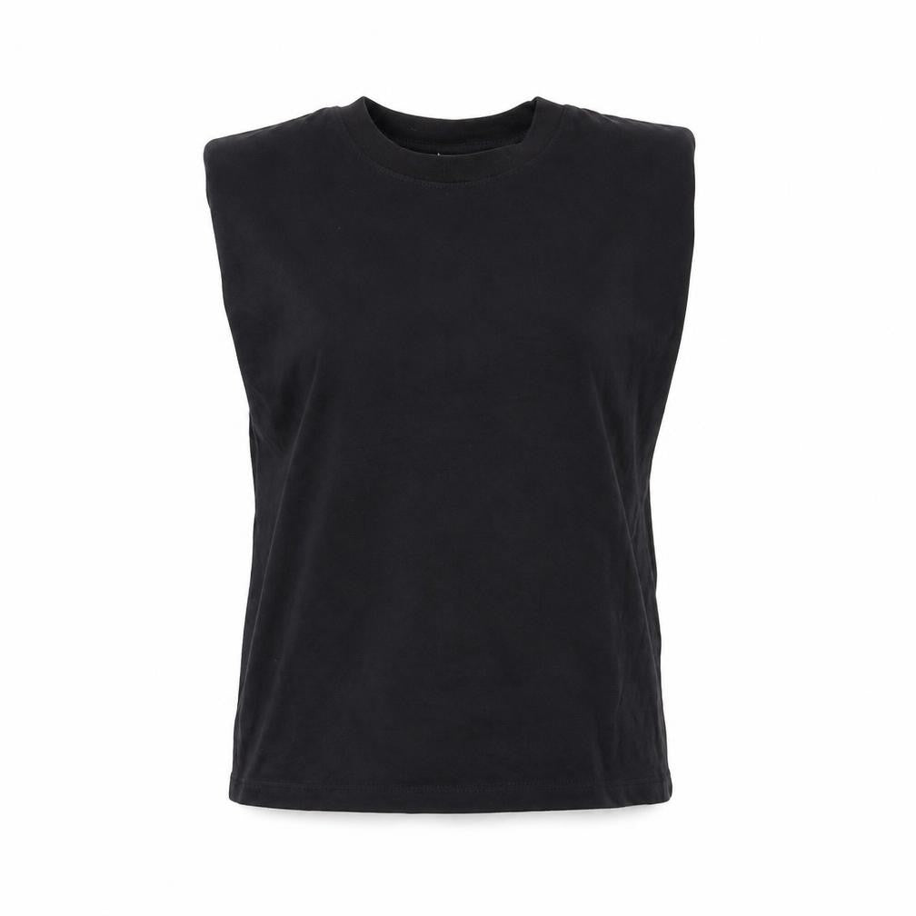 Womens UK Size S Zara Black Basic T-Shirt