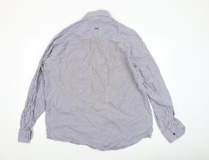 Mens UK Collar Size XL André Smart Blue  Dress Shirt