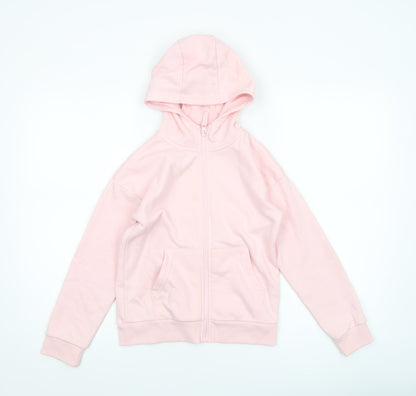 Girls UK Size 9-10 Years Dunnes Stores Pink Full Zip Hoodie